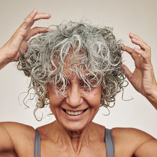 Silvina Neder model with wet hair