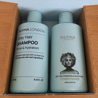 Convenient Silvina London Shampoo & Conditioner Duo for Grey Hair