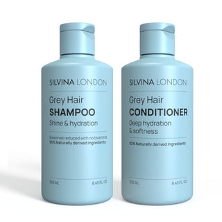 Silvina London Shampoo & Conditioner Bundle: Complete Grey Hair Care