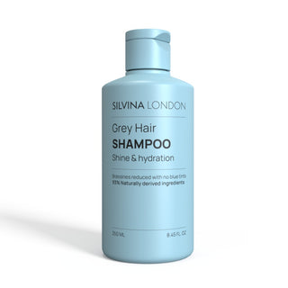 Silvina London Grey Hair Shine Shampoo Bottle